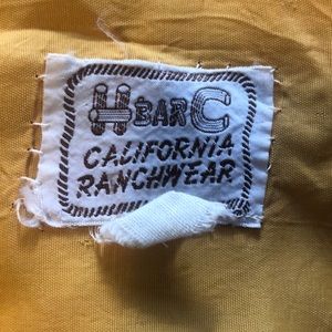 H Bar C California Ranchwear woman’s vintage 1960’s cape